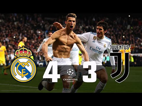 Real Madrid vs Juventus (4-3agg) UCL2018 Quarterfinals 1,2 Leg