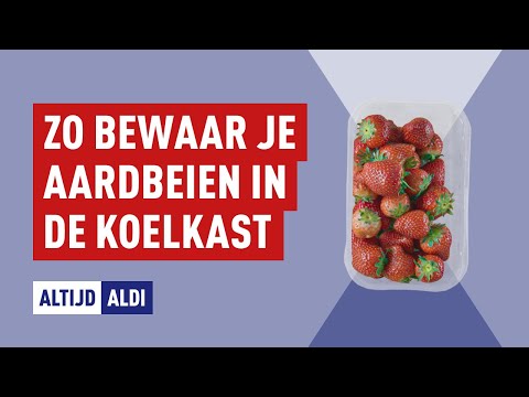 Aardbeien bewaren: hoe bewaar je aardbeien zo lang mogelijk in de koelkast? | Altijd ALDI